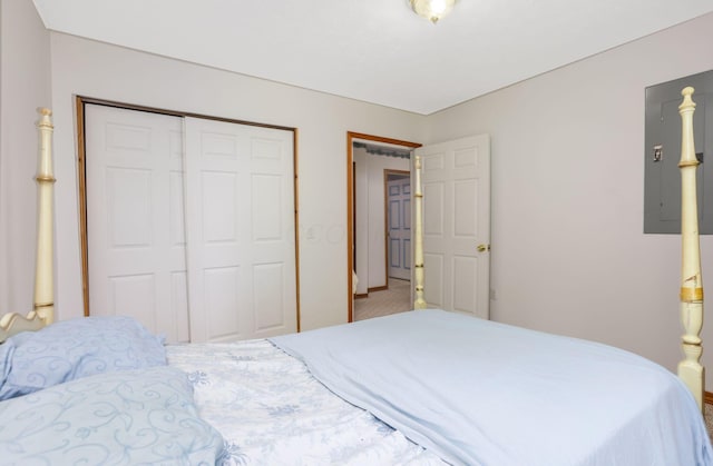 51801 State Route 671, Londonderry, OH 45647 - bedroom with a closet and electric panel