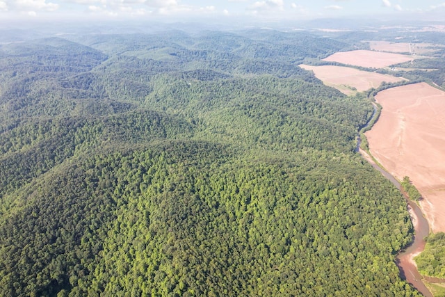 51801 State Route 671, Londonderry, OH 45647 - aerial view of property's location featuring a forest and mountains