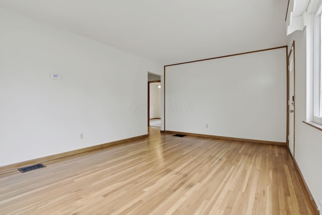 3505 Dresden St, Columbus, OH 43224 - empty room with light wood-style flooring and baseboards