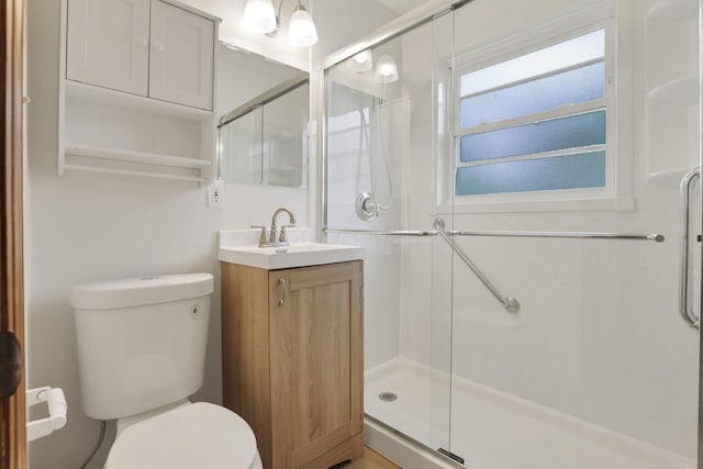 3505 Dresden St, Columbus, OH 43224 - full bathroom featuring a stall shower and vanity