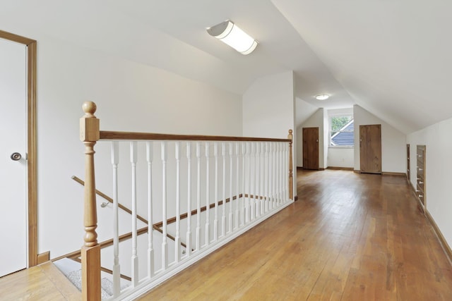 3505 Dresden St, Columbus, OH 43224 - additional living space featuring hardwood / wood-style floors and lofted ceiling