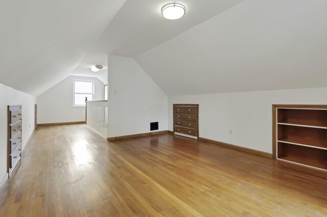 3505 Dresden St, Columbus, OH 43224 - bonus room featuring light wood finished floors and lofted ceiling