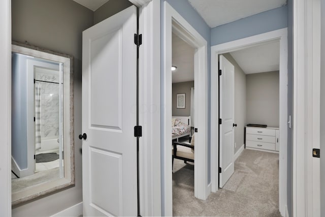 4634 State Route 61, Sunbury, OH 43074 - hallway featuring light colored carpet and baseboards