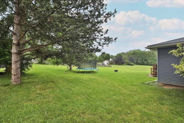 4634 State Route 61, Sunbury, OH 43074 - view of green lawn with a trampoline