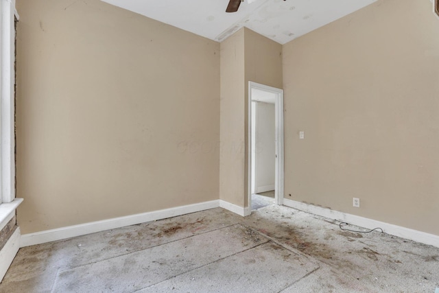 749-751 E Main St Unit 749, Columbus, OH 43205 - empty room featuring baseboards and a ceiling fan