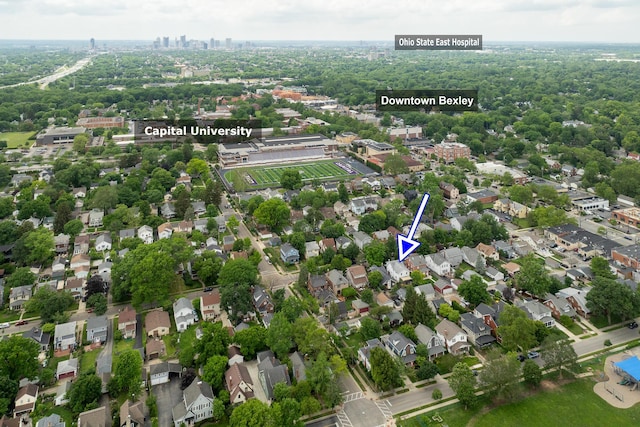 678 S Cassingham Rd, Columbus, OH 43209 - bird's eye view