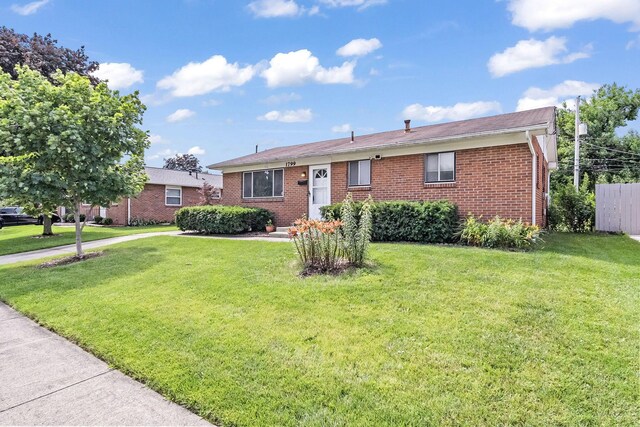 1799 Ormond Ave, Columbus, OH 43224 - ranch-style house with a front lawn and brick siding