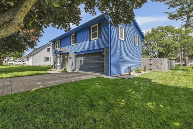 1588 Constitution Dr, Newark, OH 43055 - traditional-style house with concrete driveway, an attached garage, and brick siding