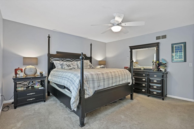 173 Zackary Dr, Granville, OH 43023 - carpeted bedroom with ceiling fan and baseboards