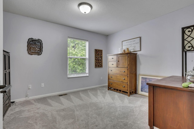 173 Zackary Dr, Granville, OH 43023 - home office featuring light colored carpet and a textured ceiling