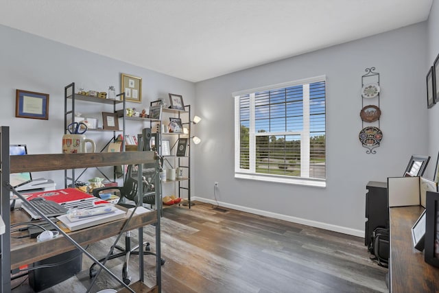 173 Zackary Dr, Granville, OH 43023 - office with wood finished floors and baseboards