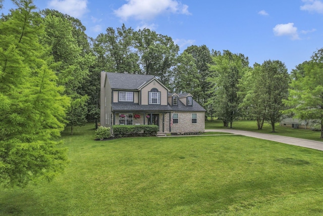 173 Zackary Dr, Granville, OH 43023 - view of front of property featuring driveway and a front lawn