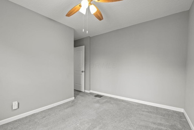 66 N Burgess Ave, Columbus, OH 43204 - spare room featuring ceiling fan and carpet