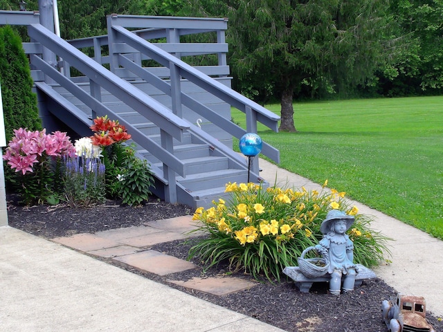 1110 Burr Oak Blvd, Nelsonville, OH 45764 - exterior view of stairs