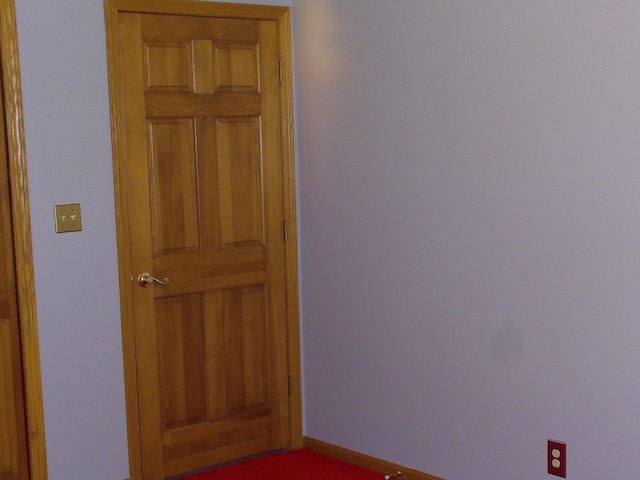 1110 Burr Oak Blvd, Nelsonville, OH 45764 - hallway featuring baseboards