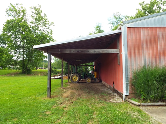 1110 Burr Oak Blvd, Nelsonville, OH 45764 - view of vehicle parking with an attached carport