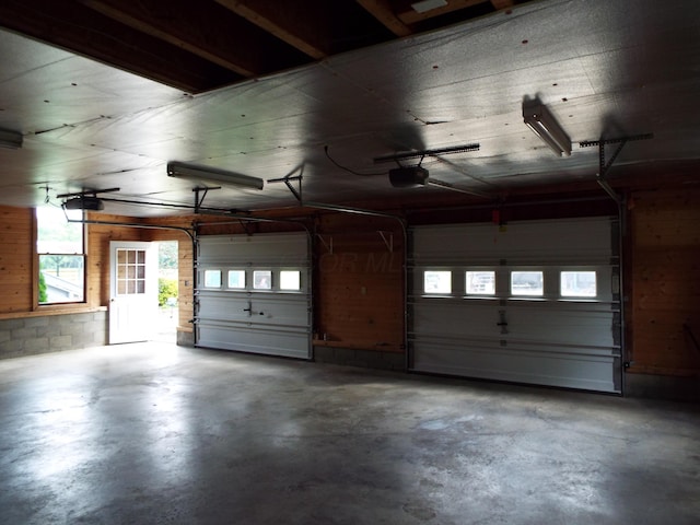 1110 Burr Oak Blvd, Nelsonville, OH 45764 - garage featuring a garage door opener