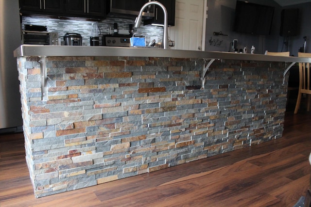 1261 Elm Park Pl, Galloway, OH 43119 - kitchen view of wood finished floors