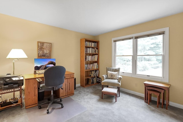 7661 Norhill Rd, Columbus, OH 43235 - office with baseboards and light colored carpet