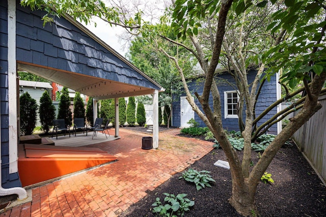1066 City Park Ave, Columbus, OH 43206 - view of yard with a gazebo, a patio, and a deck