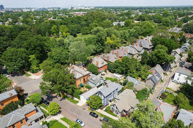 1066 City Park Ave, Columbus, OH 43206 - aerial view of property's location with nearby suburban area