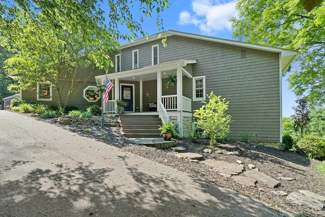 170 Joy Ln, Granville, OH 43023 - view of front of house with covered porch and stairs