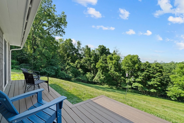 170 Joy Ln, Granville, OH 43023 - deck featuring a yard