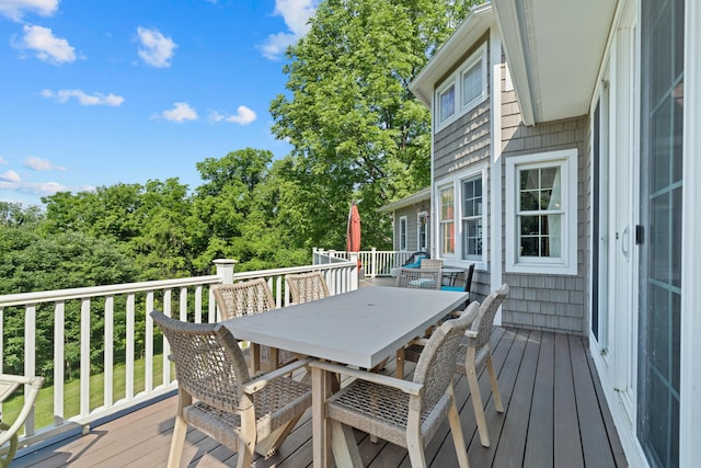 170 Joy Ln, Granville, OH 43023 - deck with outdoor dining space