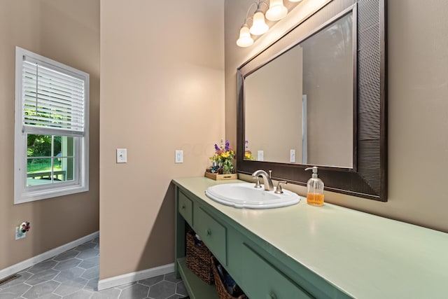 170 Joy Ln, Granville, OH 43023 - bathroom with vanity and tile patterned flooring