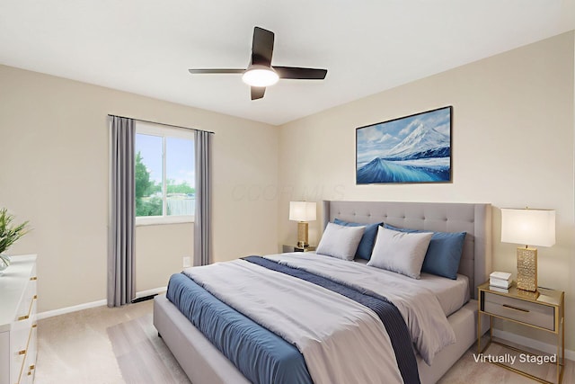 5309 Sundale Pl S, Columbus, OH 43232 - bedroom with light carpet and ceiling fan
