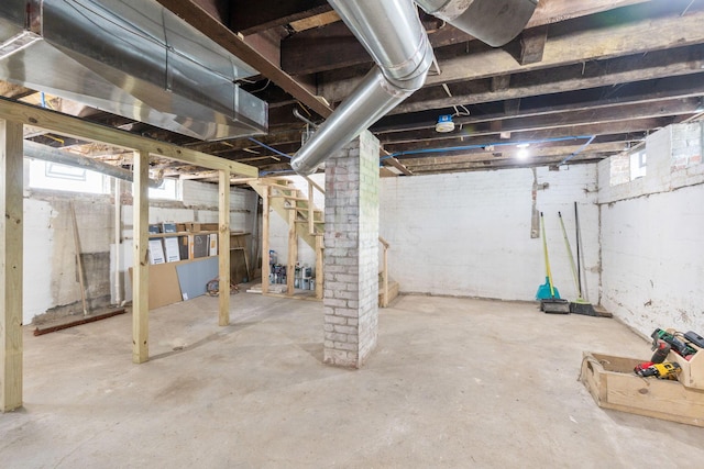 992 N Nelson Rd, Columbus, OH 43219 - basement featuring plenty of natural light