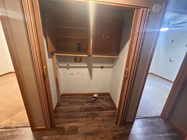 477 Greenlawn Dr, Howard, OH 43028 - washroom featuring baseboards and wood finished floors