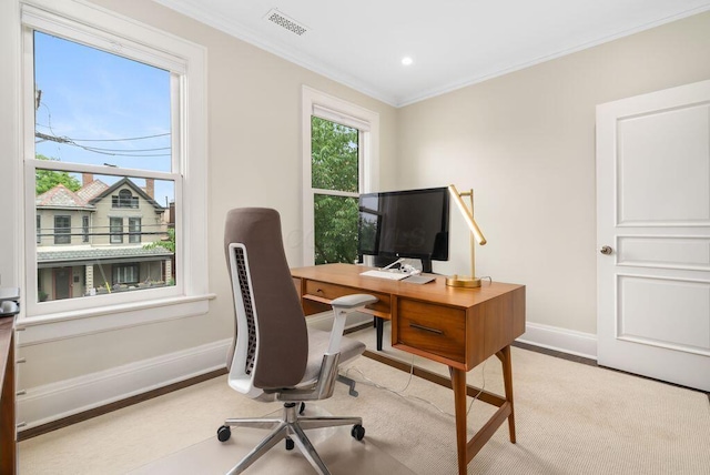 249 E Whittier St, Columbus, OH 43206 - office space featuring baseboards and crown molding