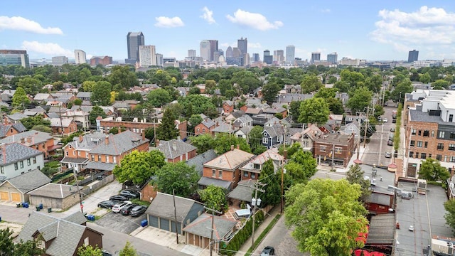 249 E Whittier St, Columbus, OH 43206 - drone / aerial view of city skyline