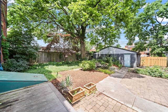 726 Franklin Ave, Columbus, OH 43205 - fenced backyard with an outbuilding