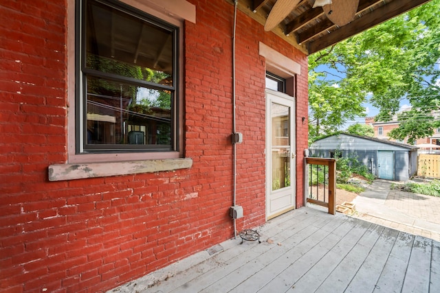 726 Franklin Ave, Columbus, OH 43205 - view of patio / terrace featuring a deck