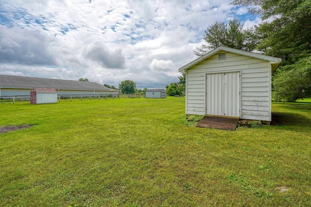 3180 Sitterley Rd NW, Canal Winchester, OH 43110 - view of yard featuring a shed