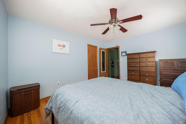 335 Letchworth Ave, Columbus, OH 43204 - bedroom featuring wood finished floors and a ceiling fan