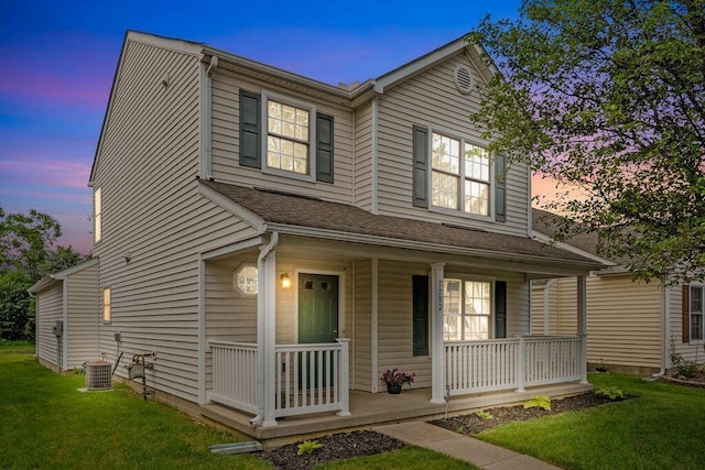 7780 Freesia St Unit 228, Blacklick, OH 43004 - traditional home with covered porch and a yard