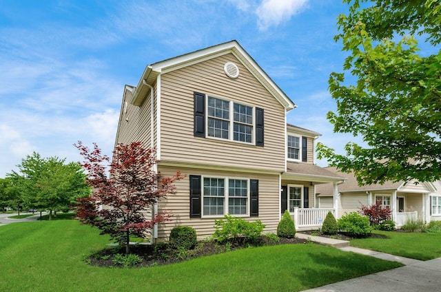 5595 Marshfield Dr, Westerville, OH 43081 - view of front of home with a front lawn