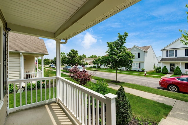 5595 Marshfield Dr, Westerville, OH 43081 - porch featuring a residential view