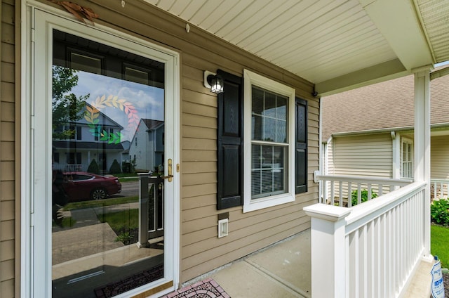 5595 Marshfield Dr, Westerville, OH 43081 - entrance to property with a porch