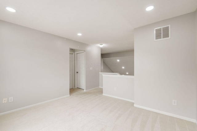 5595 Marshfield Dr, Westerville, OH 43081 - empty room featuring recessed lighting and carpet