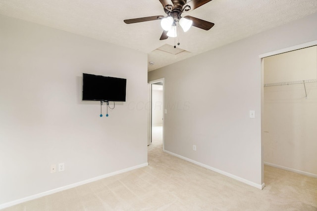 5595 Marshfield Dr, Westerville, OH 43081 - unfurnished bedroom with light carpet, a closet, and a ceiling fan