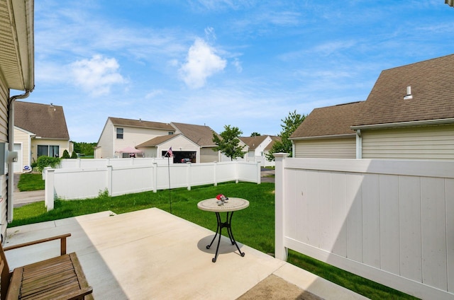 5595 Marshfield Dr, Westerville, OH 43081 - view of patio with a residential view