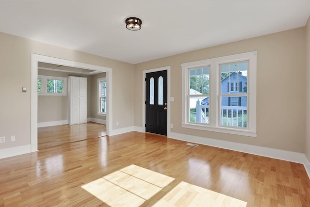 156 E Postal Ave, Newark, OH 43055 - entryway with healthy amount of natural light and light wood-style flooring
