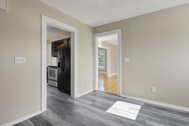 156 E Postal Ave, Newark, OH 43055 - hallway with wood finished floors and baseboards