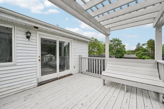 2361 Middlesex Rd, Upper Arlington, OH 43220 - wooden terrace featuring a pergola