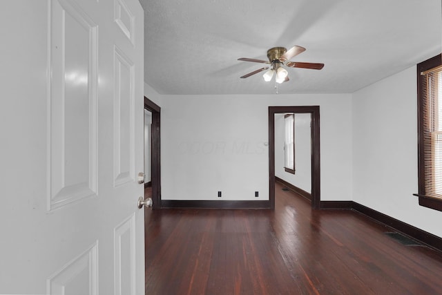 629 E Chestnut St, Lancaster, OH 43130 - spare room with hardwood / wood-style flooring and ceiling fan