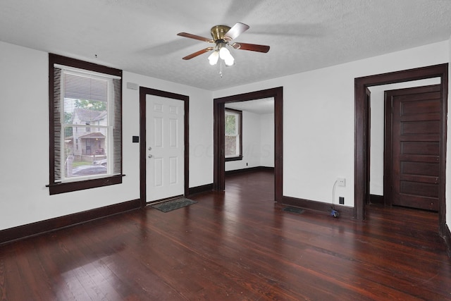 629 E Chestnut St, Lancaster, OH 43130 - spare room with wood finished floors and ceiling fan